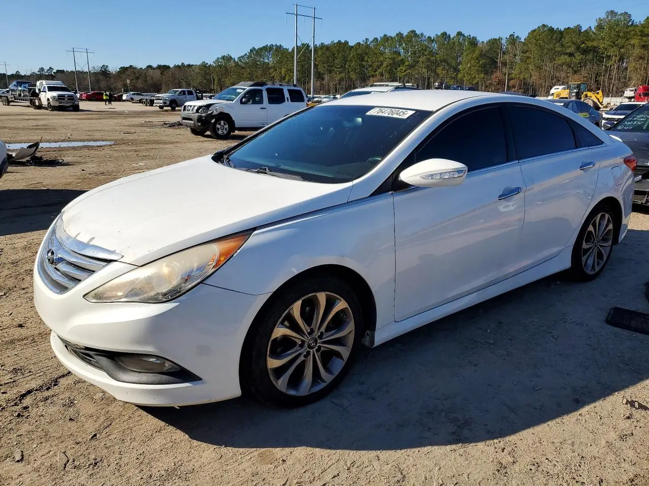 HYUNDAI SONATA 2014. Lot# 76476045. VIN 5NPEC4AC2EH906674. Photo 1