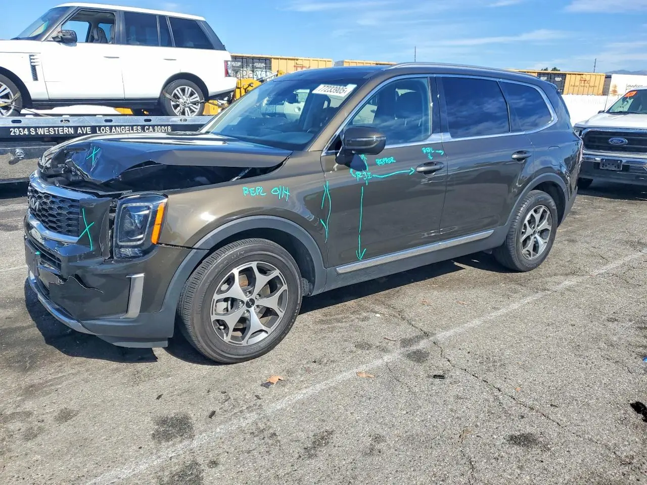 KIA TELLURIDE 2022. Lot# 77233905. VIN 5XYP34HC6NG246855. Photo 1