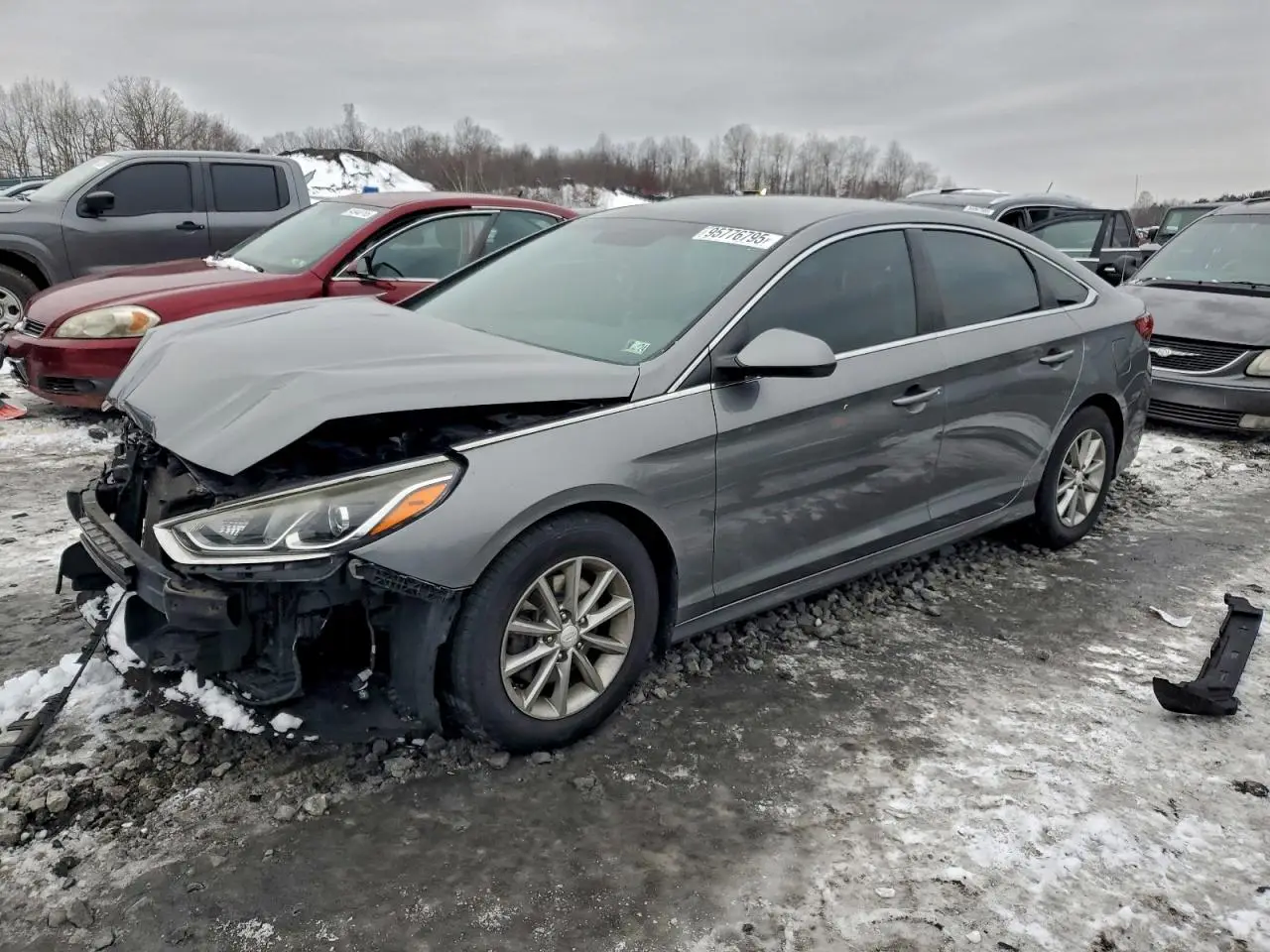 HYUNDAI SONATA 2018. Lot# 95776795. VIN 5NPE24AA5JH671876. Photo 1