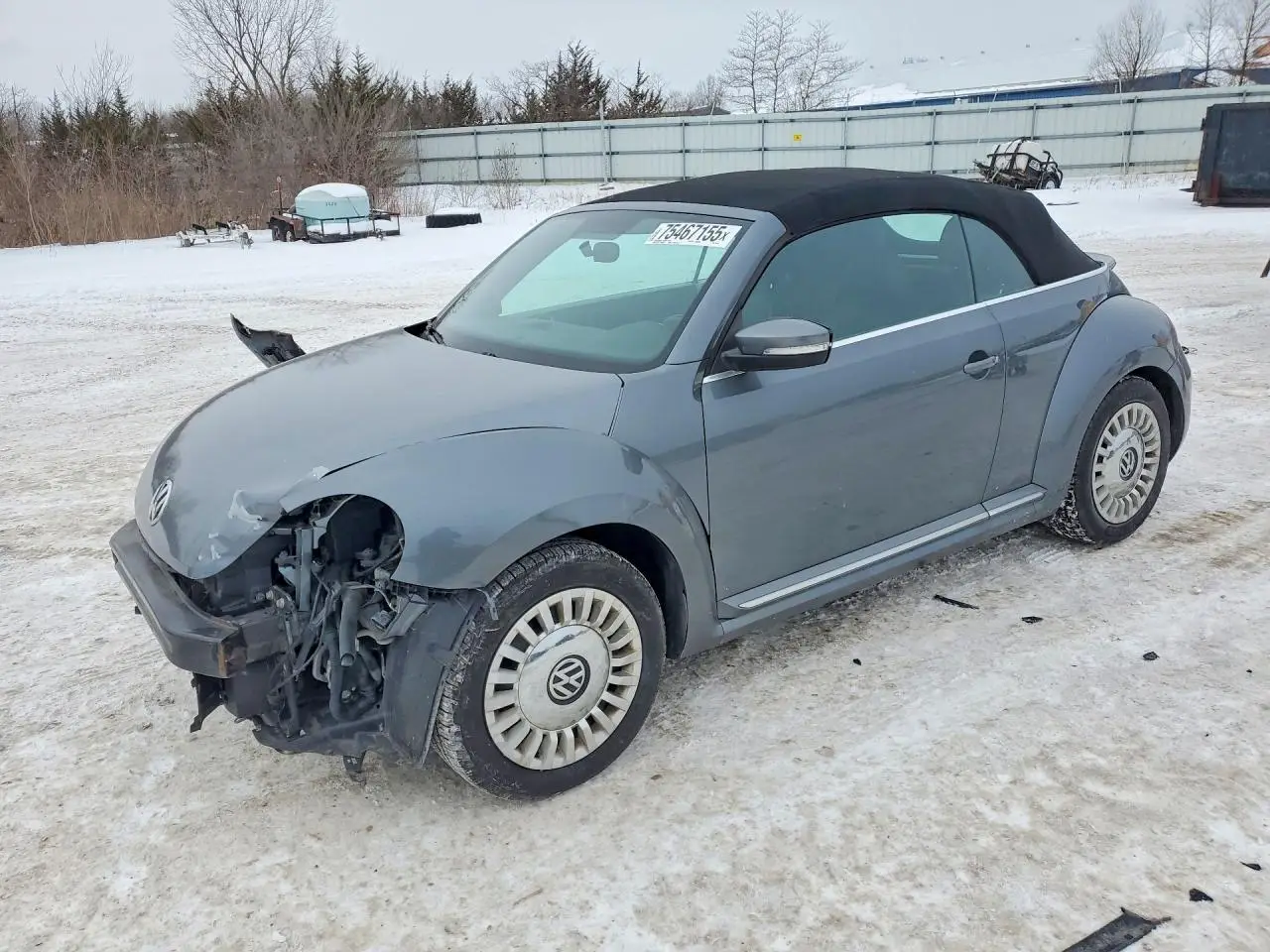 VOLKSWAGEN BEETLE 2015. Lot# 75467155. VIN 3VW517AT0FM813586. Photo 1