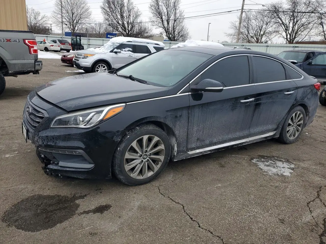 HYUNDAI SONATA 2017. Lot# 76119645. VIN 5NPE34AF5HH468179. Photo 1