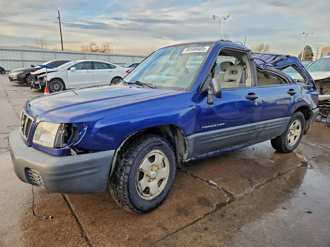 SUBARU FORESTER 2001. Lot# 98506405. VIN JF1SF63541G726539. Photo 1