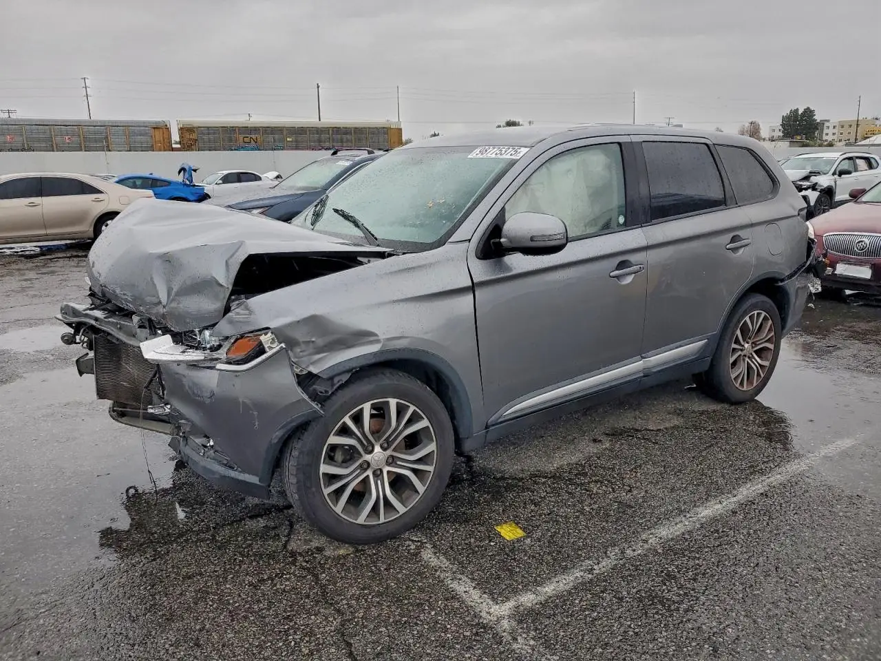 MITSUBISHI OUTLANDER 2018. Lot# 98775375. VIN JA4AZ3A34JZ040822. Photo 1