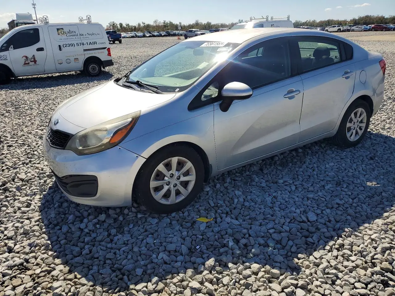 KIA RIO 2014. Lot# 76561565. VIN KNADM4A3XE6376616. Photo 1