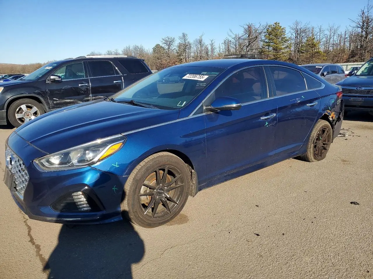 HYUNDAI SONATA 2019. Lot# 72206755. VIN 5NPE34AF7KH734843. Photo 1
