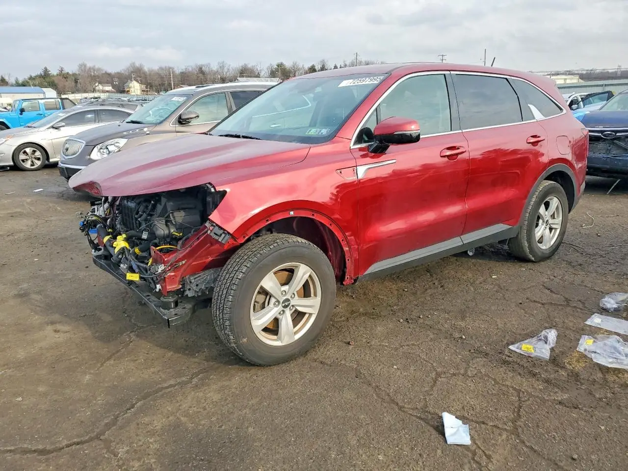 KIA SORENTO 2023. Lot# 72597995. VIN 5XYRGDLC1PG240355. Photo 1