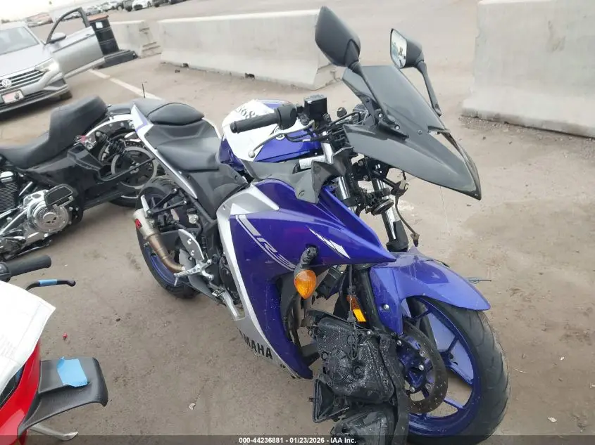 YAMAHA YZFR3 2017. Lot# 44236881. VIN MH3RH06Y9HK015496. Photo 1