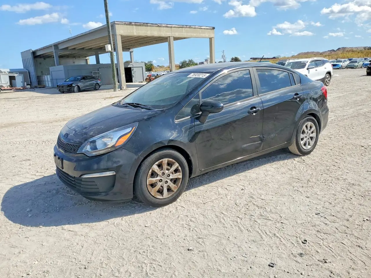 KIA RIO 2017. Lot# 76920215. VIN KNADM4A31H6020639. Photo 1