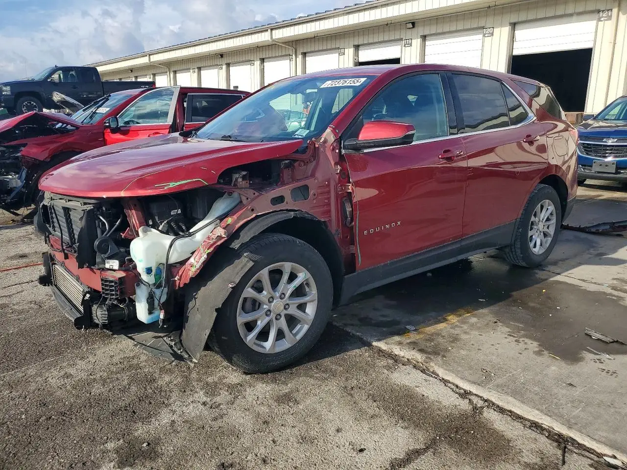 CHEVROLET EQUINOX 2019. Lot# 72376155. VIN 3GNAXKEV7KS527603. Photo 1
